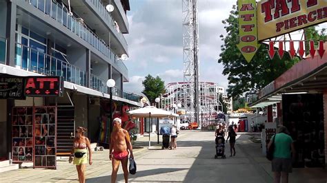 sunny beach strip bulgaria.